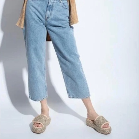 Tory Burch T Monogram Platform Bubble Slides Sz 8 - Picture 2 of 11